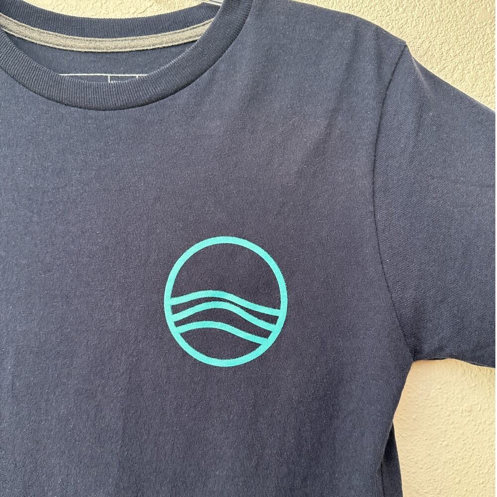 Puro Surf T Shirt Navy Blue XS Unisex Crew Neck - Picture 3 of 7